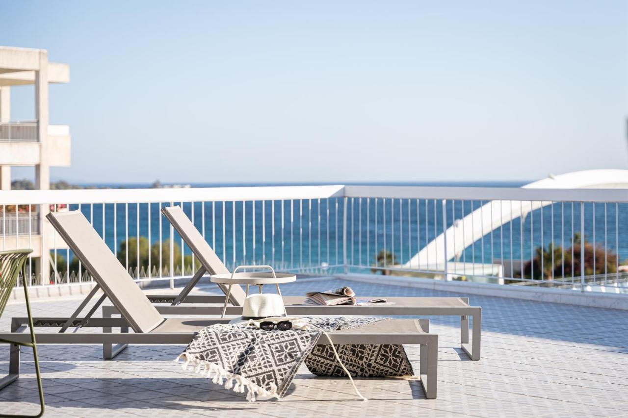 Sea View Beach Penthouse - Athens Coast Esterno foto