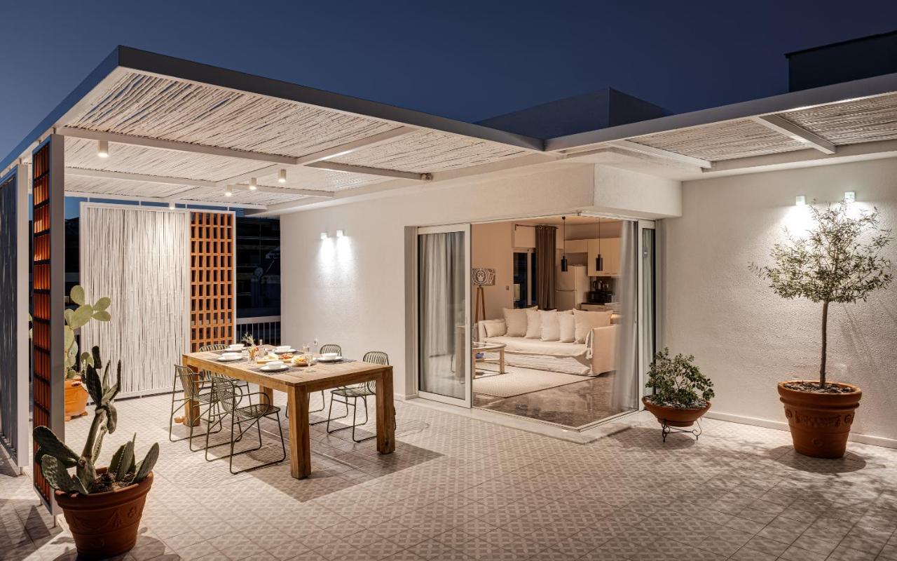 Sea View Beach Penthouse - Athens Coast Esterno foto