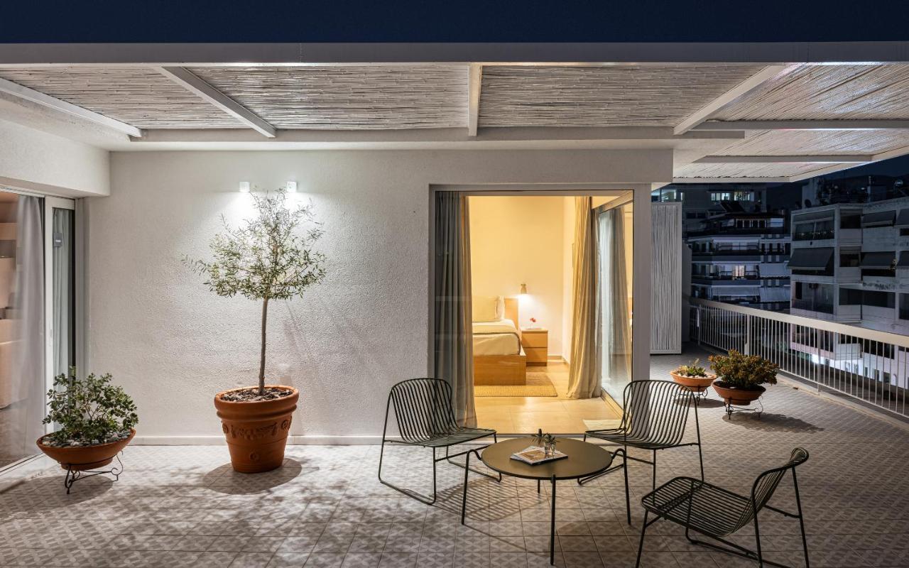 Sea View Beach Penthouse - Athens Coast Esterno foto