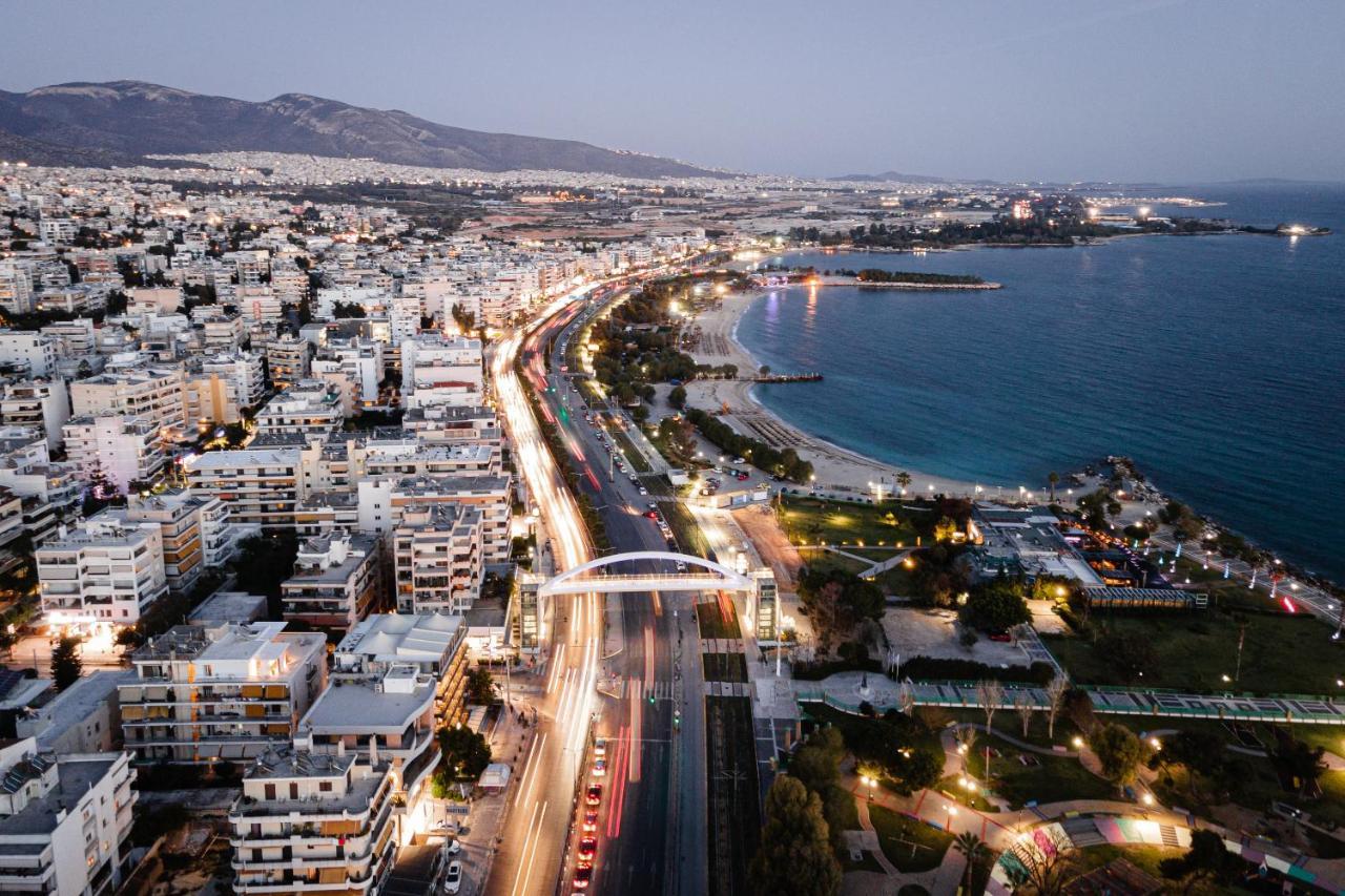 Sea View Beach Penthouse - Athens Coast Esterno foto